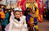 Feliz Año Nuevo Chino del Templo de Beijing Yang (obras barras de refuerzo)