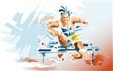 People living movement vector wallpaper (2) #20