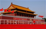 Disfraces, la Plaza de Tiananmen (obras barras de refuerzo)