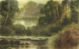 Aquarell-Landschaft handgemalten Tapeten (2) #19