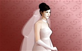 Vector collection of women wallpaper (3) #17