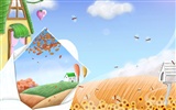 Large cartoon wallpaper (4) #15