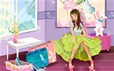 Vector collection of women wallpaper (6) #11