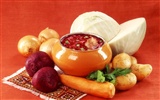 Russian type diet meal wallpaper (2)