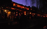 Starobylé město Lijiang Night (Staré Hong OK práce) #23