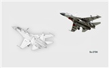 CG wallpaper vojenská letadla #7