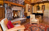 Western-style family fireplace wallpaper (2)