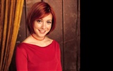 Alyson Hannigan krásnou tapetu #17