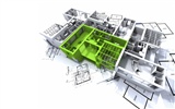 Fond d'écran 3D de conception architecturale (2) #4