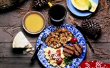 Gourmet dinner wallpaper (5) #9