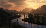 Large picturesque landscape wallpaper (1) #3