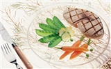 Gourmet dinner wallpaper (8) #13