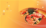 Gourmet dinner wallpaper (12) #8