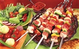 Delicious barbecue wallpaper (5)