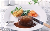 Gourmet dinner wallpaper (13) #11