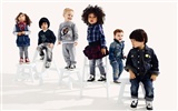 Los niños de colores de moda de papel tapiz (4) #72995