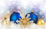 Рождественские шары обои (5) #20