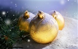 Boules de Noël fonds d'écran (7) #11