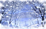 Vector wallpaper winter photo #79677