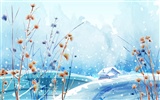 Vector wallpaper winter photo #79678