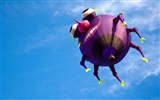 Bunte Heißluftballons Tapete (1) #6