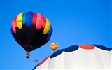 Bunte Heißluftballons Tapete (1) #7
