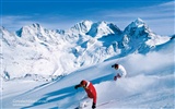Schweizer Winter Schnee Tapete #5