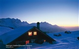 Schweizer Winter Schnee Tapete #16