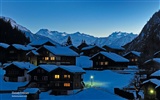 Schweizer Winter Schnee Tapete #22