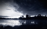 Dark color landscape wallpaper (2) #2