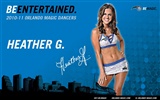 NBA la saison 2010-11, le Magic cheerleaders fond d'écran #7