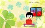 Baby-Katze Cartoon wallpaper (2) #11