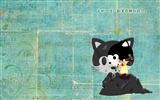 Bebé gato de dibujos animados fondos de pantalla (3) #5