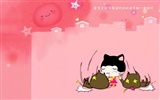 Baby-Katze Cartoon wallpaper (4) #12