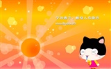 Baby cat cartoon wallpaper (5) #6