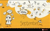 Septembre 2011 Calendar Wallpaper (2) #11