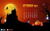 Octobre 2011 Calendar Wallpaper (1)