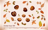Октябрь 2011 Календарь обои (2) #5