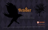 Октябрь 2011 Календарь обои (2) #8