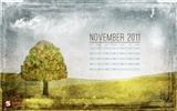 Ноябрь 2011 Календарь обои (2) #4