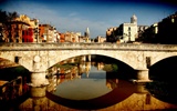 Spanien Girona HDR-Stil Hintergrundbilder #14