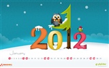 Januar 2012 Kalender Wallpapers