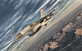 Military fighter HD-Breitbild-Wallpaper #12