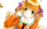 Aoi Kimizuka anime dívky ilustrační HD tapety na plochu #2