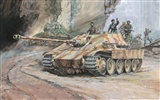 Tanques blindados militares, fondos de pantalla de pintura de alta definición #4