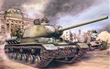 Tanques blindados militares, fondos de pantalla de pintura de alta definición #9