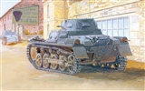 Tanques blindados militares, fondos de pantalla de pintura de alta definición #11