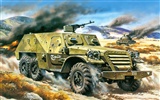 Military tanks, armored HD painting wallpapers #17