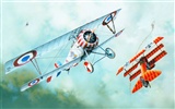 군용 항공기 비행 절묘한 그림 월페이퍼 #14