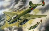 Militares vuelo de las aeronaves exquisitos pintura #19